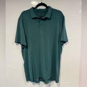 Men's Lululemon Teal Green Polo Shirt